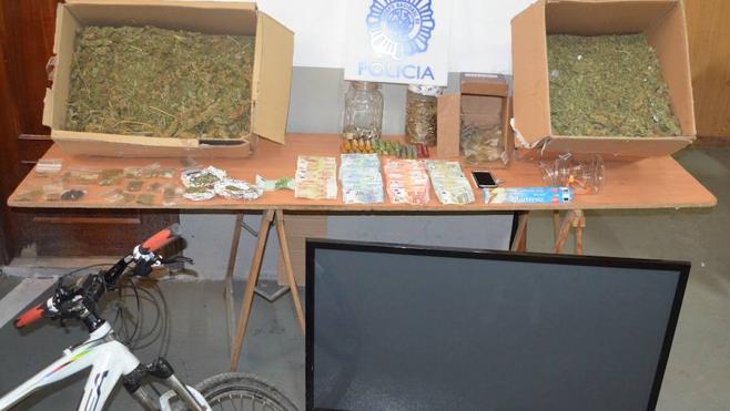 Desmantelan un punto de venta de marihuana al menudeo en Quart de Poblet