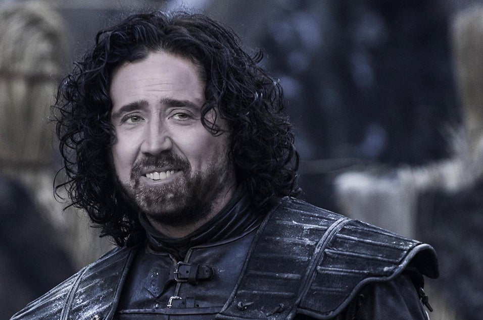 Nicolas Cage se convierte en los personajes de 'Juego de Tronos'