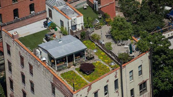 La casa de la pradera estaba en la azotea de un edificio de Nueva York