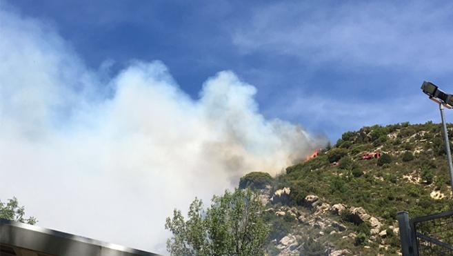 Controlado el incendio forestal de Vallanca