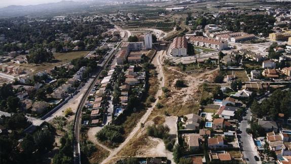 Peligro de incendio en seis barrancos de Ribarroja