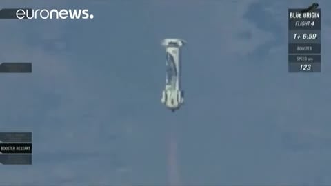 Despega y aterriza el cuarto cohete de Blue Origin no tripulado