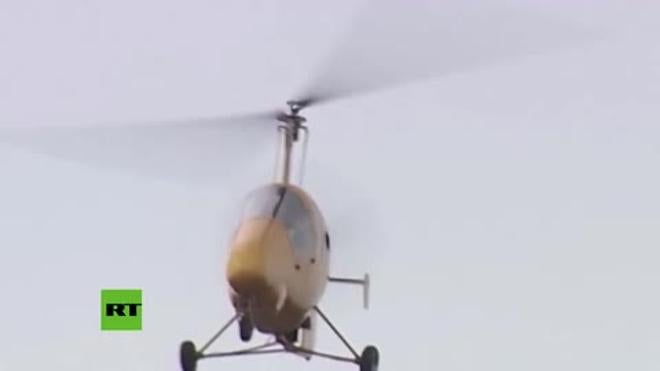 Un paseo por el cielo con un helicóptero 'casero'