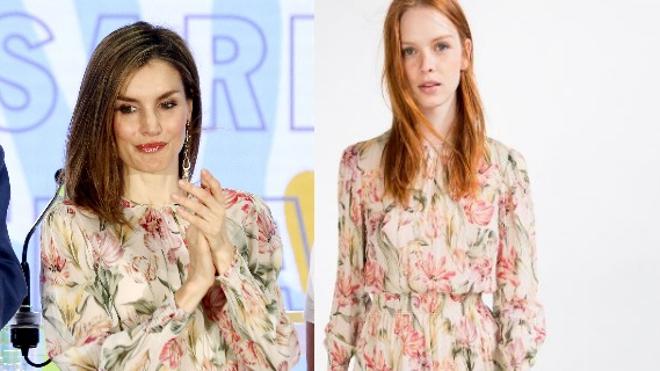 El vestido de Zara de la Reina Letizia se agota en las rebajas