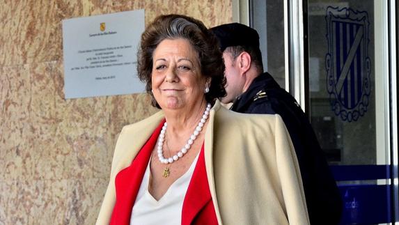 Archivada la denuncia a Rita Barberá por no retirar símbolos franquistas en Valencia