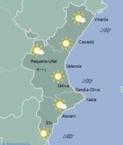 El tiempo en la Comunitat | Chubasco ocasionales en el interior