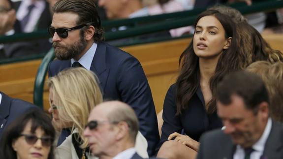 Irina Shayk y Bradley Cooper, pillados en plena discusión en Wimbledon