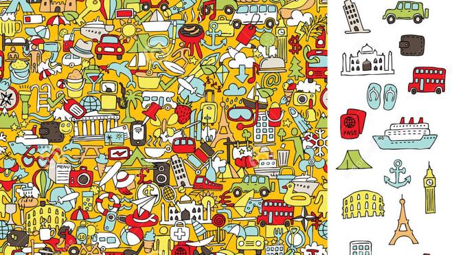 Encuentra los 17 objetos en esta ilustración