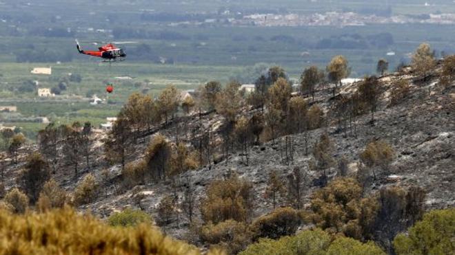 La Comunitat, segunda autonomía con más riesgo de sufrir grandes incendios forestales