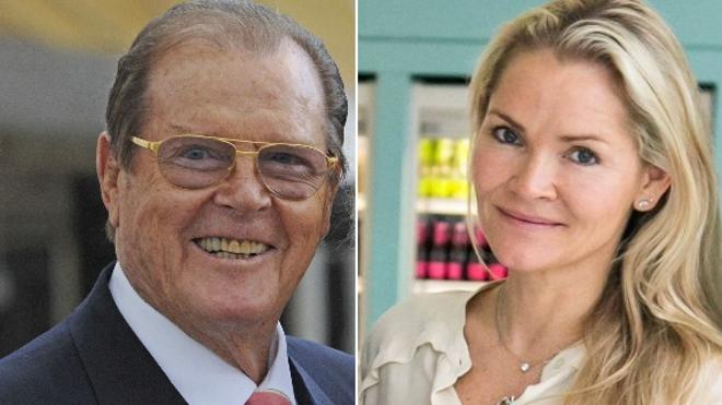 Roger Moore anuncia destrozado el fallecimiento de su hija