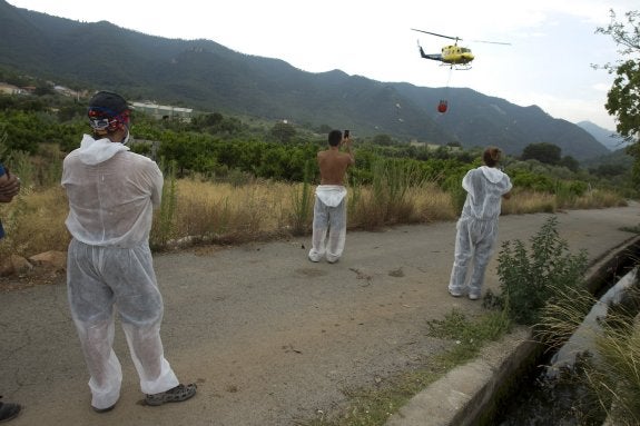 El incendio de la Sierra de Espadán, estabilizado