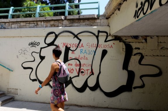 Aumentan los grafitis en el cauce mientras se retrasan las cámaras de vigilancia