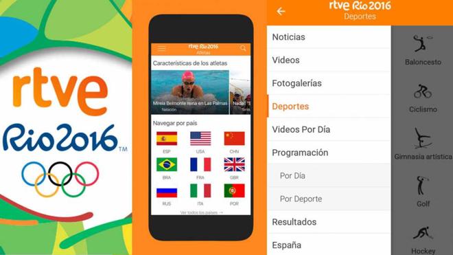 Apps para no perderse nada de los Juegos de Río 2016