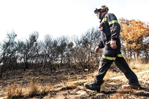 El ojo que controla los incendios