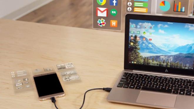 Ya puedes convertir tu smartphone en un portátil con este gadget