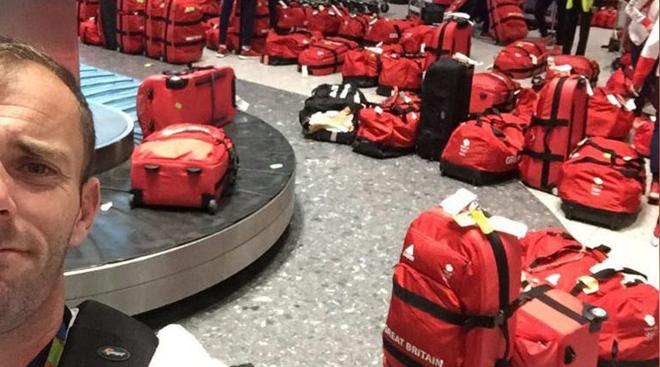 El caos de maletas que vivieron los deportistas olímpicos británicos