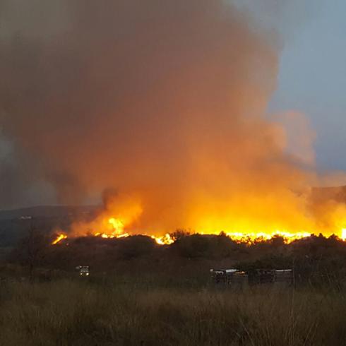 Controlado el incendio entre Xàbia y Gata de Gorgos