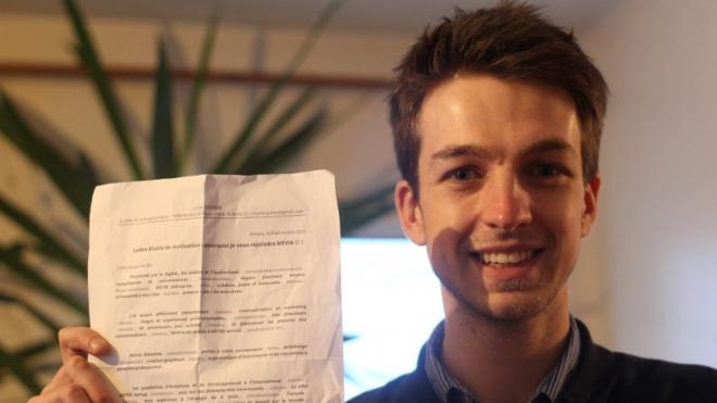 Consigue trabajo rellenando su carta de motivación con «blablabla»