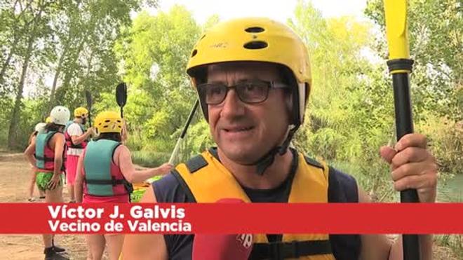 Rafting y paseos en kayak a unas paradas de metro de Valencia