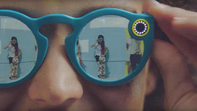 Unas gafas para grabar Snapchats