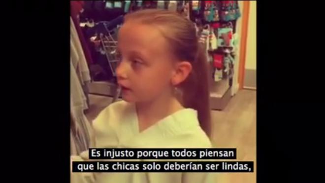 Las críticas de esta niña de 8 años a los mensajes sexistas en la moda han dado la vuelta al mundo