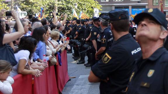 La Policía prevé un 9 d'Octubre sin altercados