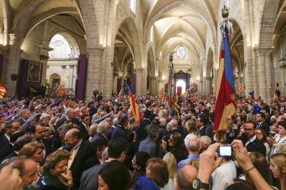 La protección de la procesión del 9 d'Octubre excluye de forma definitiva el Te Deum