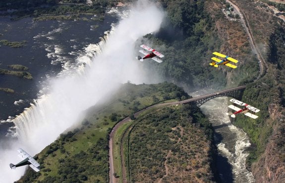 Rememorando África al vuelo