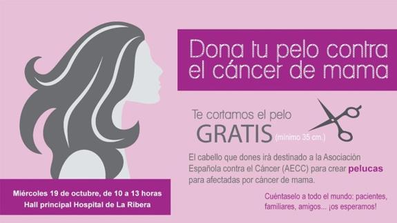 Dona tu pelo contra el cáncer de mama