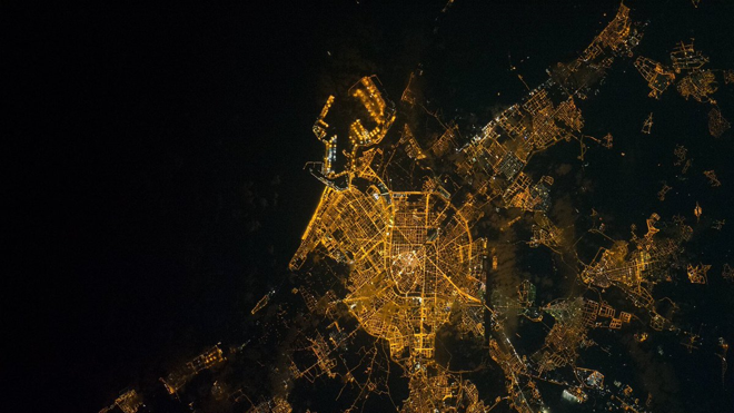Nueva imagen de Valencia desde la Estación Internacional