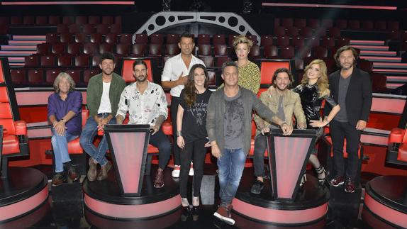 'La Voz' | José Mercé, Pablo López, Gloria Trevi y Diego Torres se incorporan como asesores