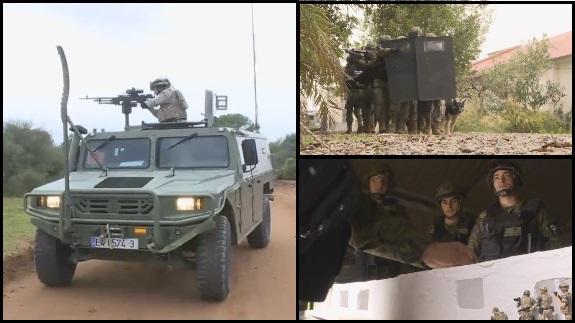 Así se prepara la Policía Militar en la base de Bétera