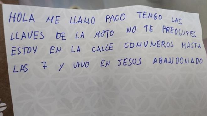 El gesto solidario de un indigente conmueve las redes