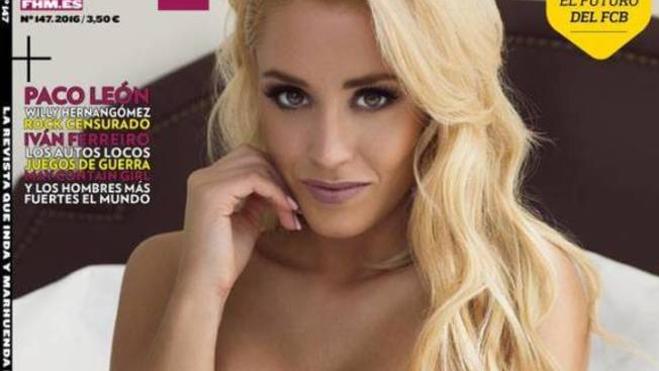 Laura Gadea ('El chiringuito de jugones'), en ropa interior para una revista