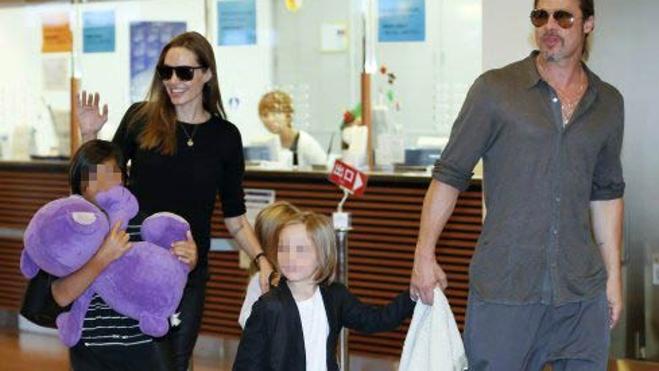 Angelina Jolie se queda con los hijos y Brad Pitt con las visitas