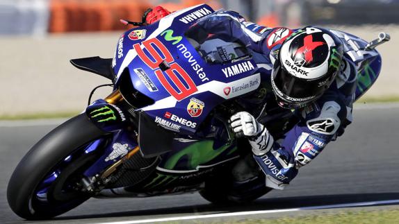 Jorge Lorenzo logra la pole en MotoGP