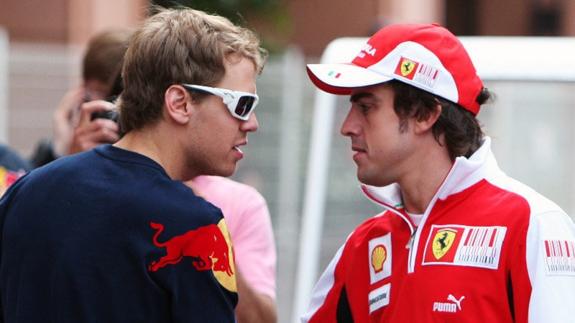 Guerra abierta entre Fernando Alonso y Vettel