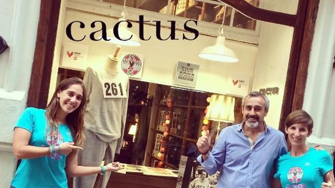 Un escaparate en Valencia dedicado a la primera mujer que corrió un maratón