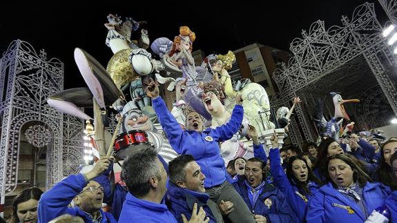 Listado provisional de la clasificación de las fallas para 2017