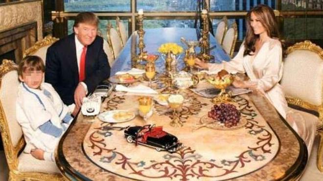 La misteriosa foto de la familia Trump que se ha convertido en viral