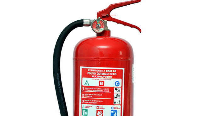 Cómo usar un extintor en caso de incendio