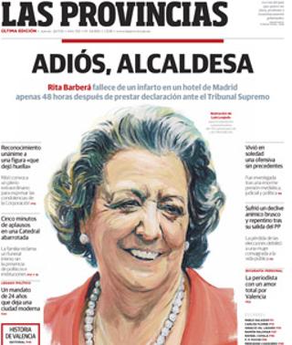 Amplio despliegue en la edición impresa de LAS PROVINCIAS