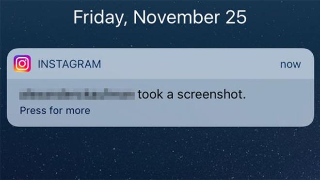 Instagram te avisará si tus contactos hacen capturas de pantalla de los mensajes