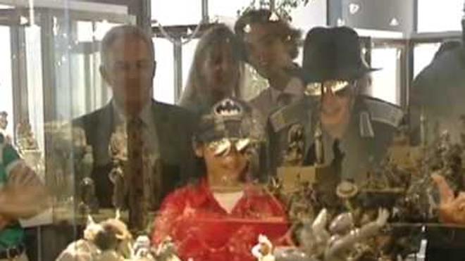 Michael Jackson visitó la fábrica de Lladró en 1992