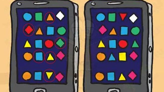 El reto de las seis diferencias