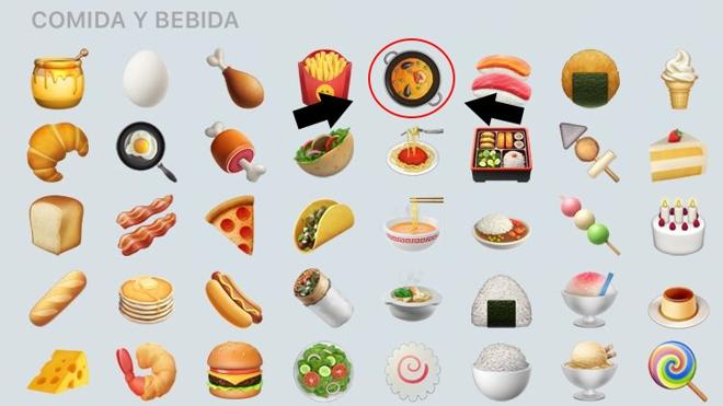 El emoticono de la paella ya está disponible en iPhone