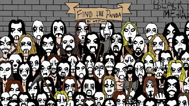 Encuentra el intruso de esta banda de 'metal'