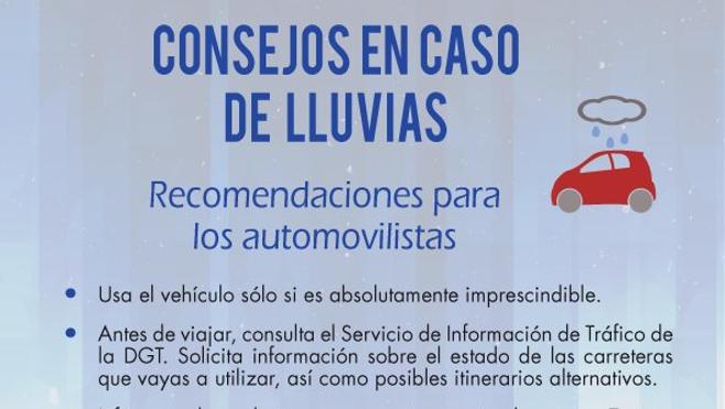 Consejos para conducir con lluvia