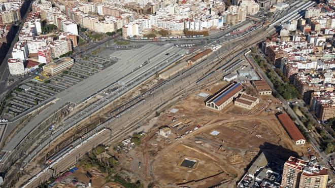 Vicent Sarriá asegura que el ritmo de las obras del Parque Central «permitirá a Valencia contar pronto con gran parte de esta infraestructura»
