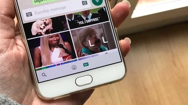 Cómo usar el nuevo buscador de GIFs en Whatsapp